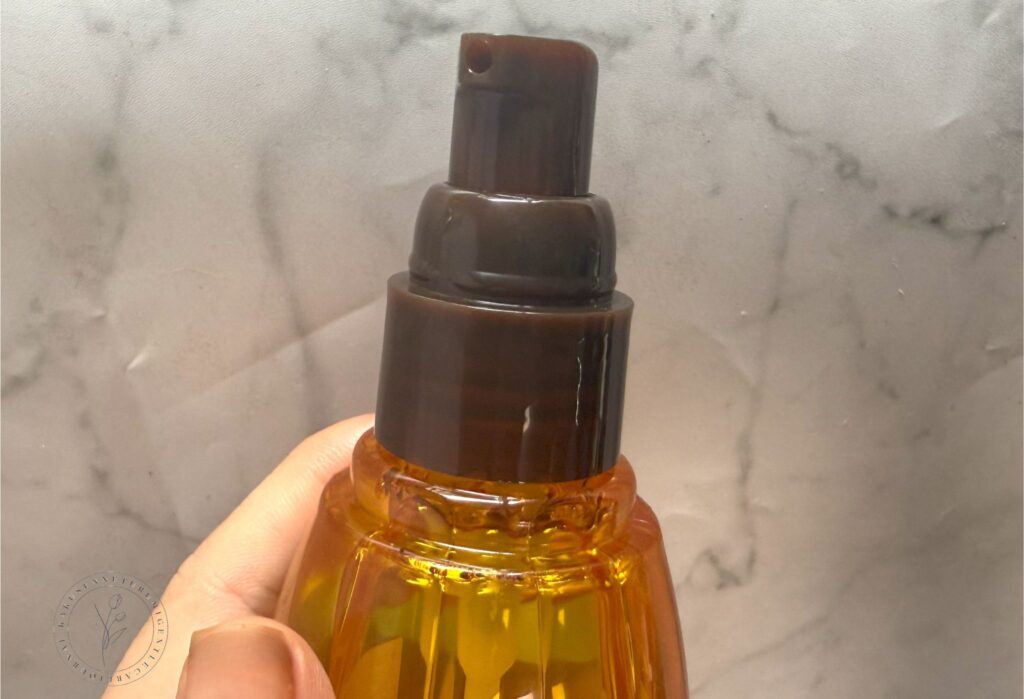 ミルボン エルジューダ FOのキャップを外したところ