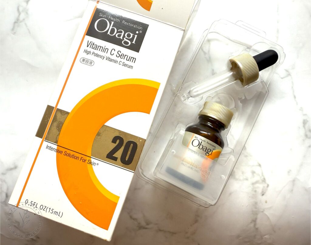 オバジC20セラムの箱とボトル