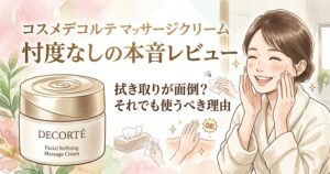 スメデコルテ マッサージクリーム 忖度なしの本音レビュー　拭き取りが面倒？　それでも使うべき理由