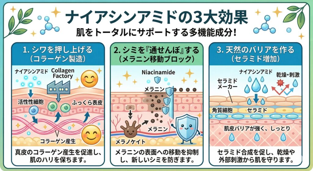 ナイアシンアミドの効果