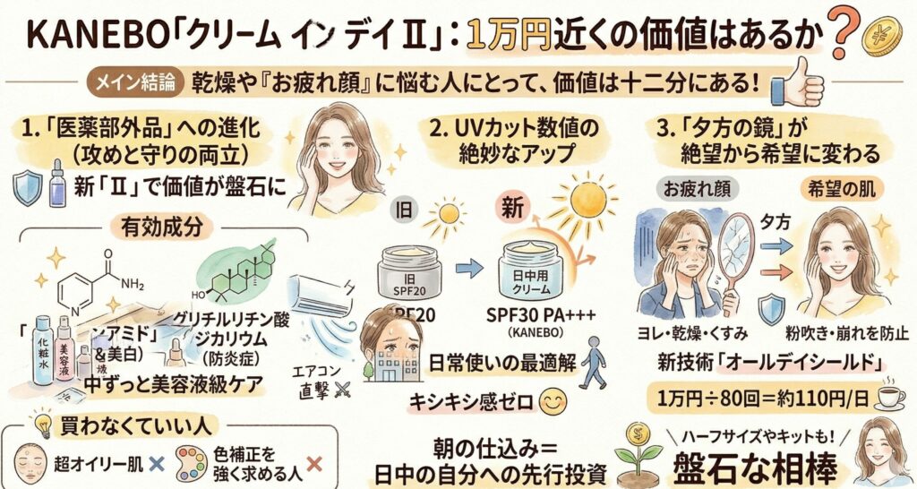 クリームインデイⅡは1万円の価値はあるのか問題