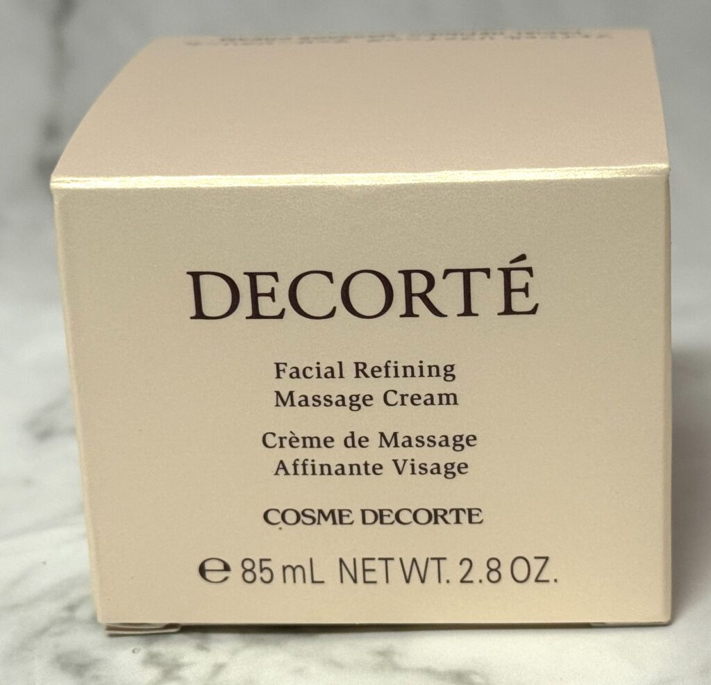 コスメデコルテ フェイシャル リファイニング マッサージクリームの箱