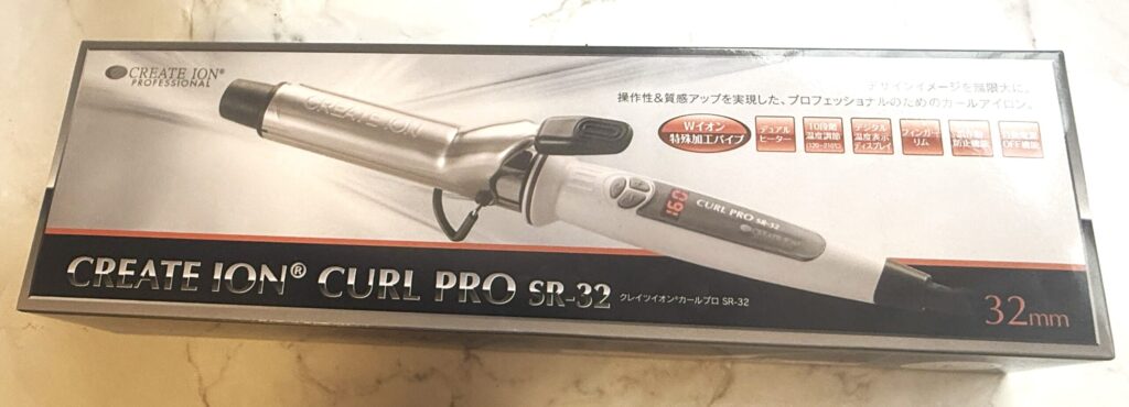 クレイツ カールプロSR32はなぜ人気?安いコテと決定的に違う“とぅるん仕上がり”の正体 クレイツ カールプロSR32の箱表面